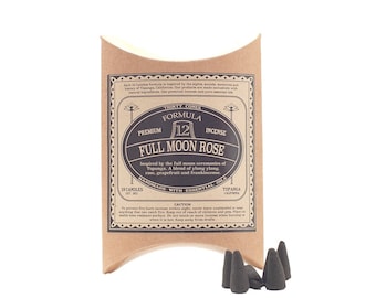 Conos de incienso rosa de luna llena