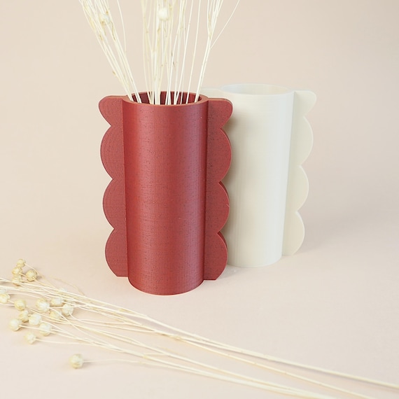 3d Print Vase STL File Small Flower Vase Model Printed Home Decor Gift Housewarming Spring Table Decorations DIY Idea for Shelf Styling