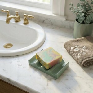DIY bathroom soap tray 3D printing STL file