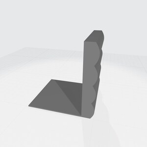 Book Ends 3d Print STL File Home Bookshelf Decor Bookend 3d Printing Gift Books Lovers