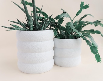 Jardinière, fichier d'impression 3D STL, décoration d'intérieur, cadeau imprimé, pendaison de crémaillère, fichiers 3D pour cache-pot, téléchargement immédiat, lot, idée d'imprimante FDM, bricolage, impressions utiles