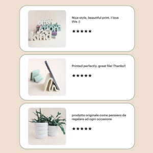 3d Print Vase STL File Small Flower Vase Model Printed Home Decor Gift Housewarming Spring Table Decorations DIY Idea for Shelf Styling image 11