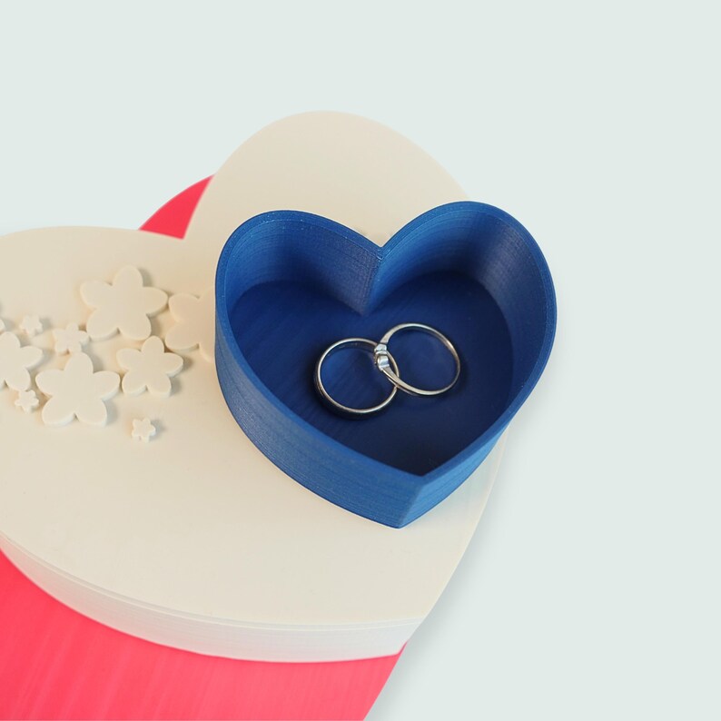 DIY jewelry case set for printing created from 3D Print Gift Box STL files.