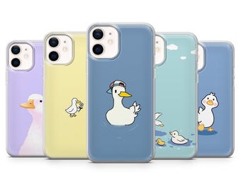 Goose Phone Case Duck Swan Bird Cover for iPhone 17Pro, 16, 15, 14, 13, 12, Samsung S26, S25, S24, S23Fe, A16, A56, A55, Pixel 10, 9Pro