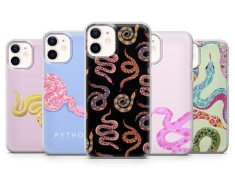 iPhone 17Pro、16、15、14、13、12、Samsung S26、S25、S24、S23Fe、A16、A56、A55、Pixel 10、9Pro 用ヘビ柄スマホケース（バイパーパイソン柄）