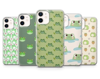 Frog Phone Case Green Toad Swamp Cover for iPhone 17Pro, 16, 15, 14, 13, 12, Samsung S26, S25, S24, S23Fe, A16, A56, A55, Pixel 10, 9Pro