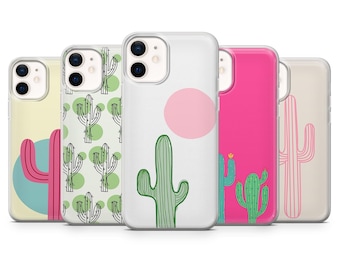 Cactus Phone Case Desert Succulent Cover for iPhone 17Pro, 16, 15, 14, 13, 12, Samsung S26, S25, S24, S23Fe, A16, A56, A55, Pixel 10, 9Pro