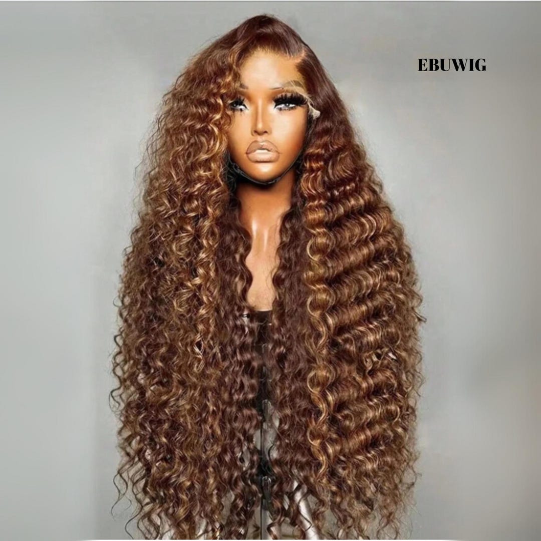 40 Inch Deep Wave Wig, 250% Density HD Lace Front Wig, 13x4  display picture 3
