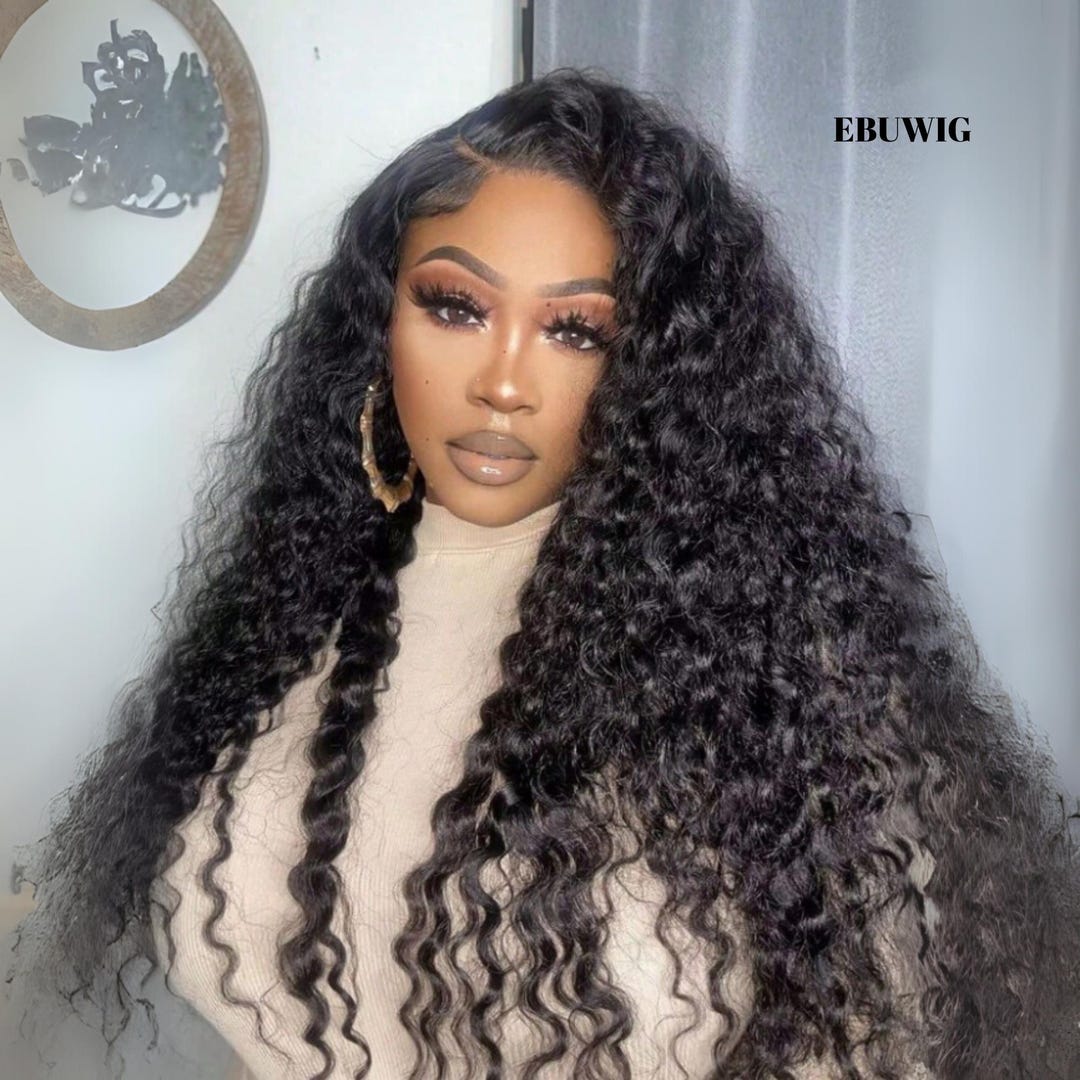 18 Inch Deep Wave Wig, 250% Density HD Lace Front Wig, 13x4/13x6 Human ...