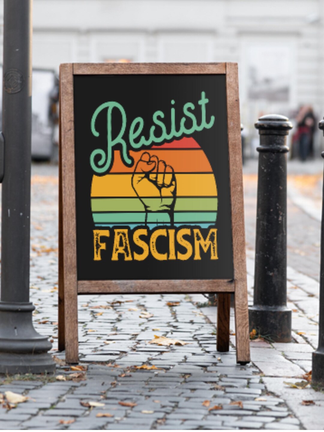 Resist Fascism Protest Sign: No Kings Day Artwork (digital Download) - Etsy