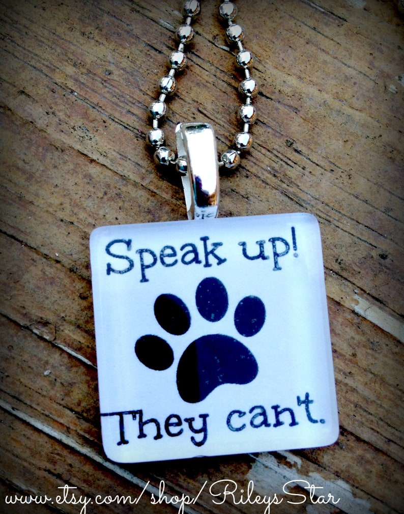 Speak Up, They Can't Pendant image 1