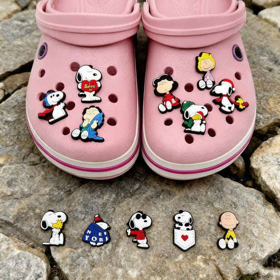 Snoopy Croc Charms – Cute Cartoon Clog Accessories, Fun Croc Charm