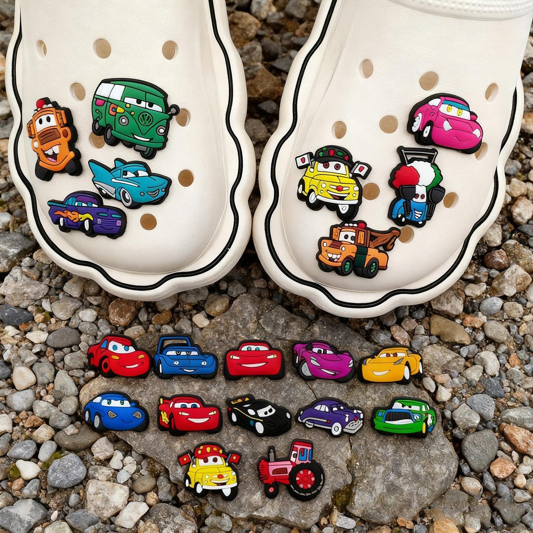 Cars Movie Crocs Charms | Pixar Racing Jibbitz for Shoes, Backpacks ...
