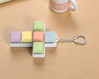 Custom Keycap Fidget Toy, Mechanical Keyboard Switch Tester Keychain