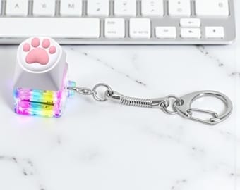 Keycap Fidget Toy, Clicky Switch Tester, Stress Relief Keychain