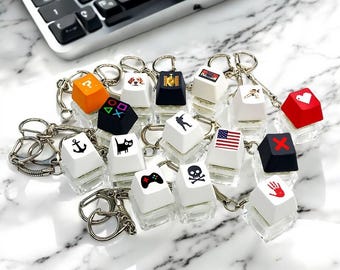 Fidget Keycap Toy, Mechanical Keyboard Switch Tester Keychain