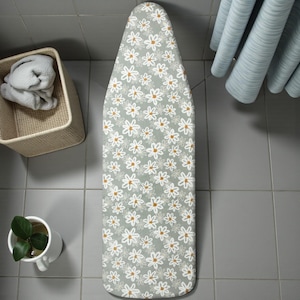 Strijkplankovertrek voor zwaar gebruik 140 x 50 | Warmtereflecterend kussentje | Brandwerende elastische randafdekking | Dik gewatteerd wasaccessoire