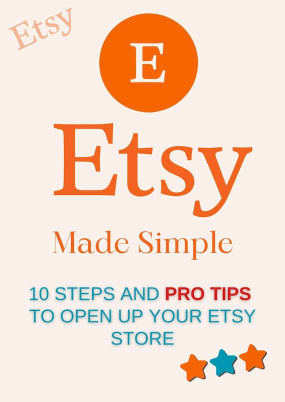 ETSY Shop Setup  - Sell on Etsy - Etsy Seller Account - 10 Steps to Open Your Shop
