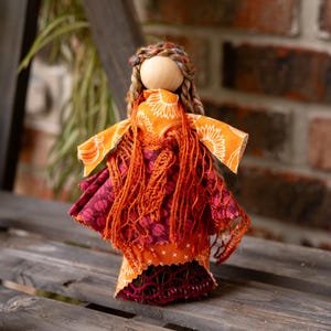 Samhain Altar Decor – Ritual Doll, Halloween Witch Poppet, Pagan Ritual Tool, Autumn Witchcraft Supplies, Metaphysical Gift Ideas