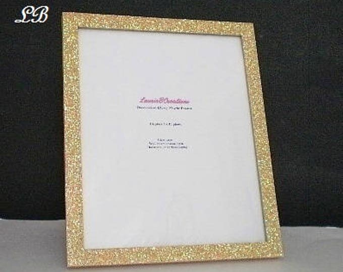 GOLD/ANTIQUE GOLD Glitter Picture Frame decorative, Super Sparkling