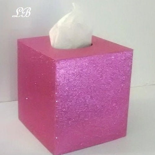 GLITTER & BLING Tissue Box Coversparkling Fine Etsy