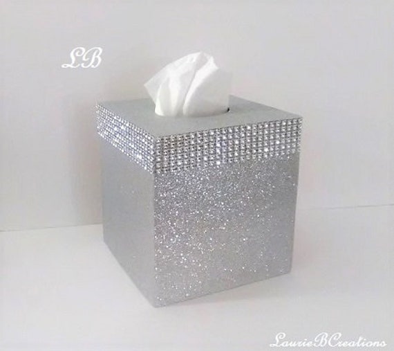 mirrored tissue box cover uk