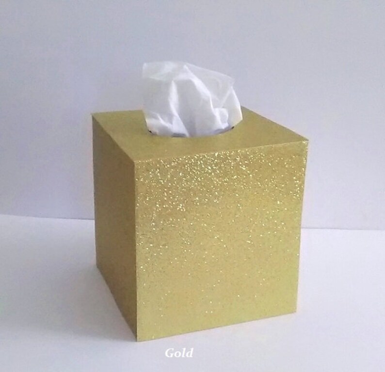 GLITTER TISSUE BOX Coverpink/raspberry Fine Glitter or Choose Etsy