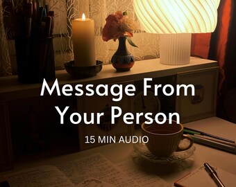 Message secret de votre personne | leurs pensées, leurs sentiments et ce qu'ils veulent vous dire | J'adore lire des fichiers audio (15 min)