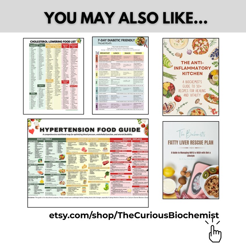 Diabetes Food List Bundle, Diabetic Meal Plan, Type 2 Diabetes Bundle, Glycemic Index Chart, Eat Limit Avoid, Blood Sugar Diet PDF image 14