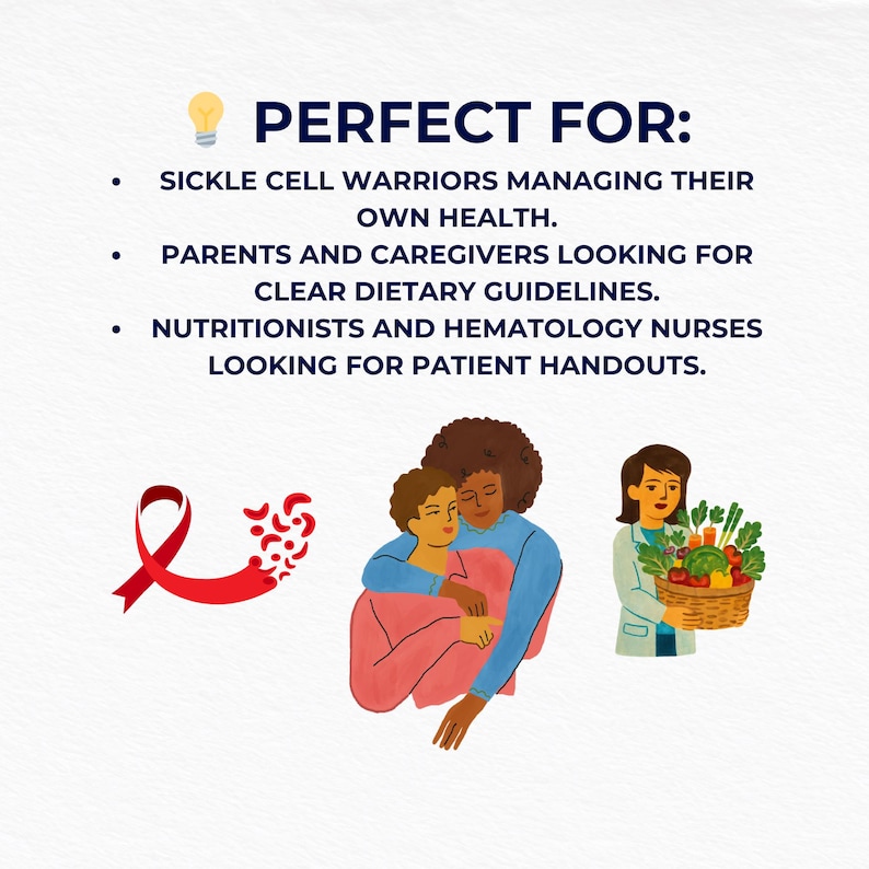 Sickle Cell Anemia Food List PDF – SCD Nutrition Guide, Iron Awareness ...