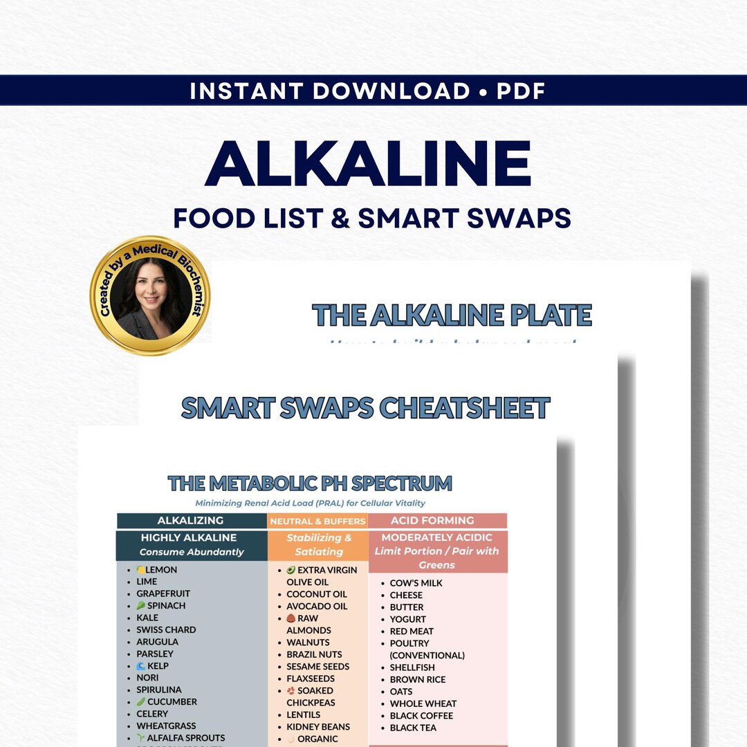 Ph Balance Chart.pdf Alkaline Food List & PRAL Diet Guide – Ph Balance Chart, Low Acid ...