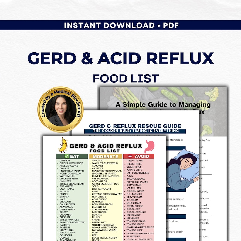 Gerd Strategies.pdf Acid Reflux Food List, GERD Diet Guide, Silent Reflux LPR, Heartburn ...
