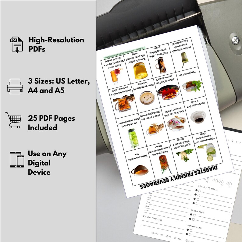 Diabetes Food List Bundle, Diabetic Meal Plan, Type 2 Diabetes Bundle, Glycemic Index Chart, Eat Limit Avoid, Blood Sugar Diet PDF image 15