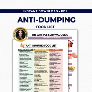 Lista de alimentos para la dieta anti-dumping: Guía de recuperación de la cirugía de Whipple y pancreática