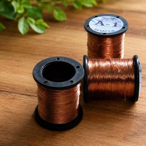 Carretel de fio metálico, fio de cobre Zari para bordado Aari, 3 x 110 jardas, material para artesanato