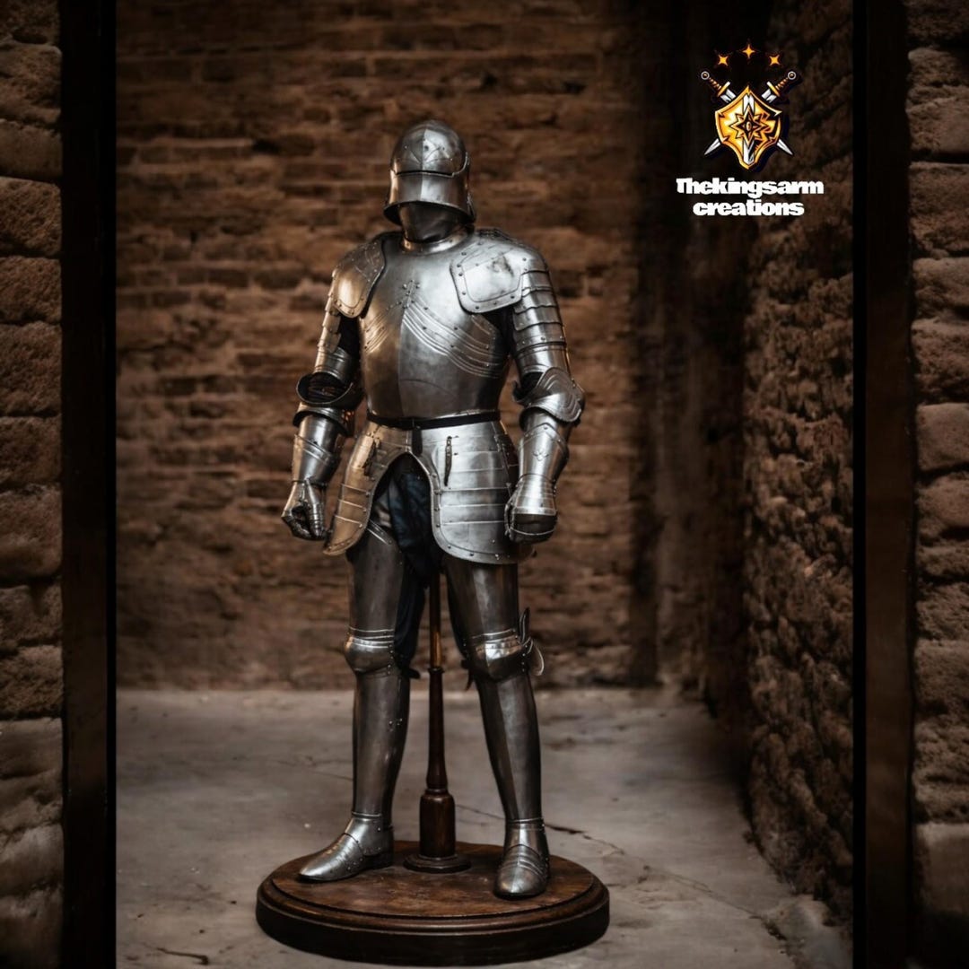 Full Medieval Knight Armor Suit | Hand-forged Steel Armor Set | LARP ...