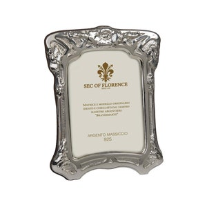 5”x 3,5” inches Wedding Gift Handmade 925 Sterling Silver Photo Picture Frame "LIBERTY" / 9x13 GB and for Birthday gift and Anniversary