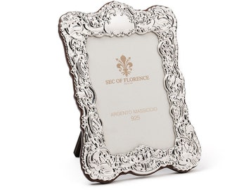 ヴィンテージイタリアンスターリングシルバー製小型フォトフレーム