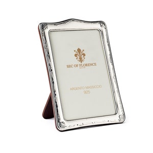 7"x 5" inches Handmade 925 Sterling Silver Photo Picture Frame 7376 13x18 GB new for Wedding gift ,Birthday gift and Anniversary gift