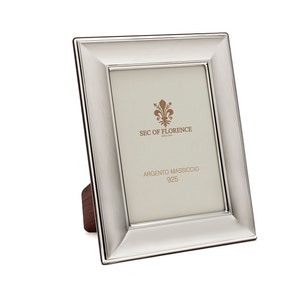 7&quot;x 5&quot; inches Handmade 925 Sterling Silver Photo Picture Frame 7134 13x18 GB new  for Wedding gift ,Birthday gift and Anniversary gift