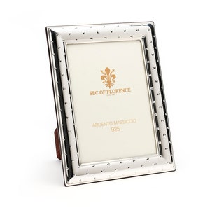 7&quot;x 5&quot; inches Handmade 925 Sterling Silver Photo Picture Frame 7231 13x18 GB new  for Wedding gift ,Birthday gift and Anniversary gift