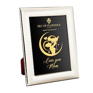 6”x 4” in Hallmarked Solid Sterling Silver 925 Photo Picture Frame for mother&#39;s day, mother&#39;s birthday and a gift for mother 7203/10x15HM*G2