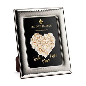 9”x 7” in Hallmarked Solid Sterling Silver 925 Photo Picture Frame for mother&#39;s day, mother&#39;s birthday and a gift for mother 7182/18x24HM*CB