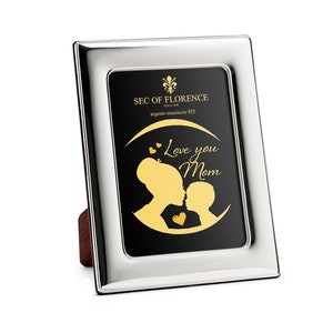 8”x 6” in Hallmarked Solid Sterling Silver 925 Photo Picture Frame for mother&#39;s day, mother&#39;s birthday and a gift for mother 7180/15x20HM*G1
