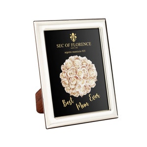 8&quot;x 6&quot; in Hallmarked Solid Sterling Silver 925 Photo Picture Frame for mother&#39;s day, mother&#39;s birthday and a gift for mother 7310/15x20HM*BB