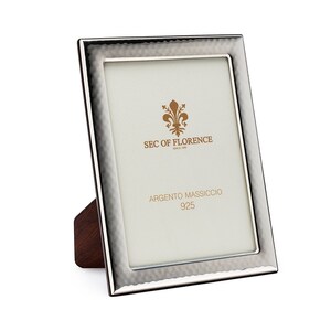 7&quot;x 5&quot; inches Handmade 925 Sterling Silver Photo Picture Frame 7314 13x18 GB new  for Wedding gift ,Birthday gift and Anniversary gift