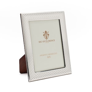 7&quot;x 5&quot; inches Handmade 925 Sterling Silver Photo Picture Frame 7216 13x18 GB new  for Wedding gift ,Birthday gift and Anniversary gift