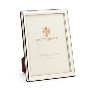 7&quot;x 5&quot; inches Handmade 925 Sterling Silver Photo Picture Frame 7379 13x18 GB new for Wedding gift ,Birthday gift and Anniversary gift