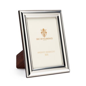 7"x 5" inches Handmade 925 Sterling Silver Photo Picture Frame 7306 13x18 GB new  for Wedding gift ,Birthday gift and Anniversary gift