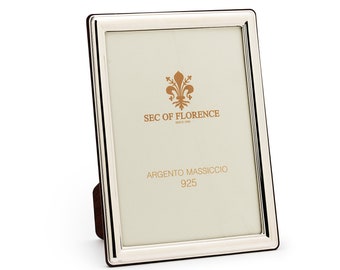 9”x 7” inches Handmade 925 Sterling Silver Photo Picture Frame 7370 18x24 GB new for Wedding gift ,Birthday gift and Anniversary gift